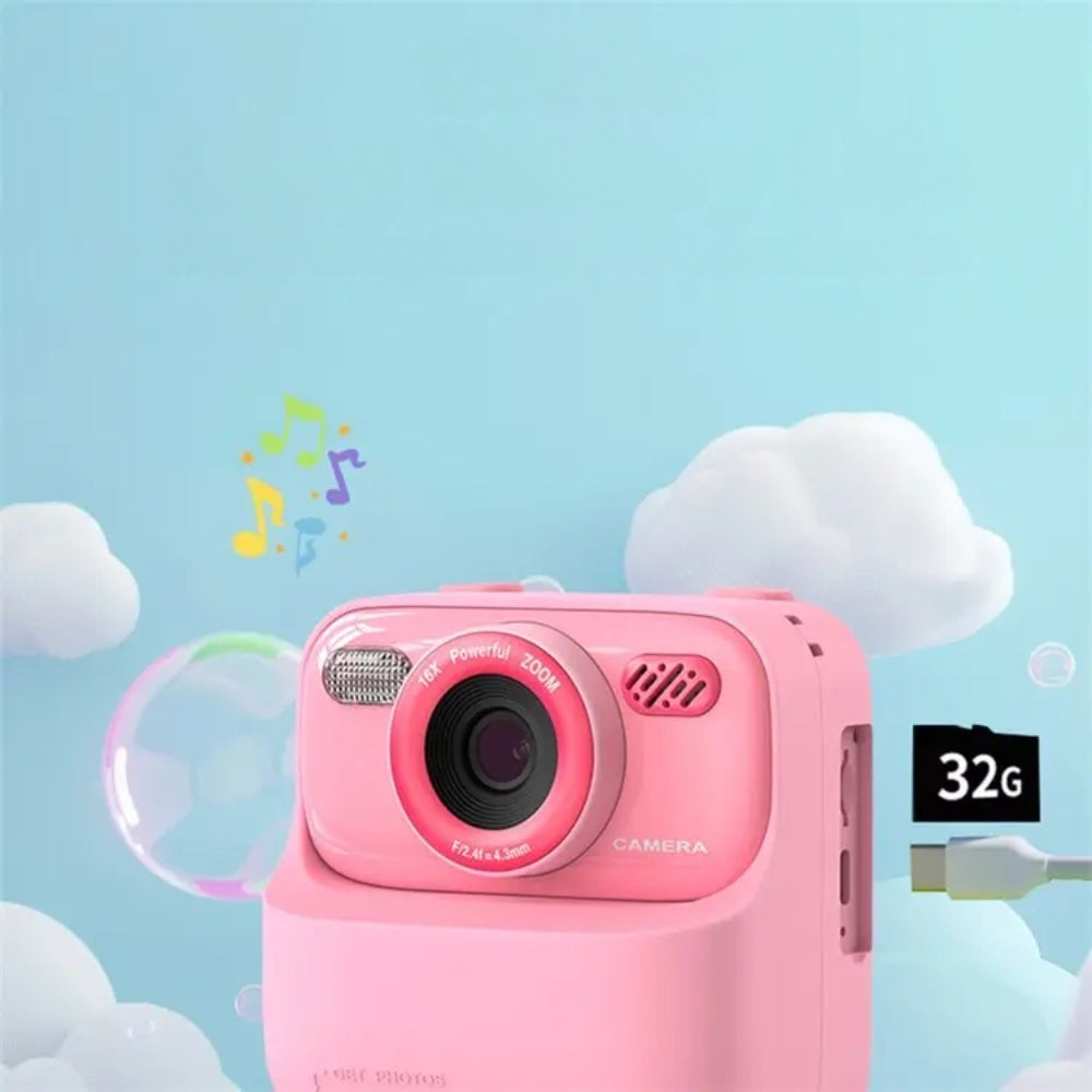 Kids Instant Camera 1080P HD Dual Lens Selfie Digital Camera_2