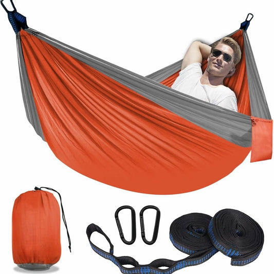 Outdoor Hammock Camping Hammock Portable Lightweight Nylon_0